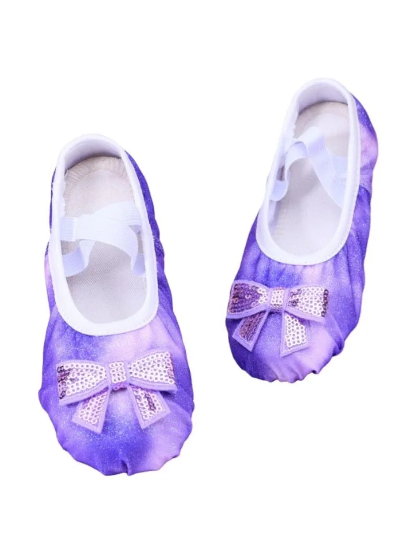 Onesports Sparkle Purple Ballet Shoes